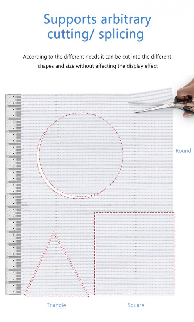 P20 P30 P40 màn hình phim LED màn hình rèm kính khổng lồ màn hình quảng cáo 2