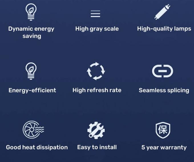 Thiết kế nội thất Màn hình màn hình LED sáng tạo để thêm một cảm ứng hiện đại cho nhà văn phòng và không gian công cộng 1