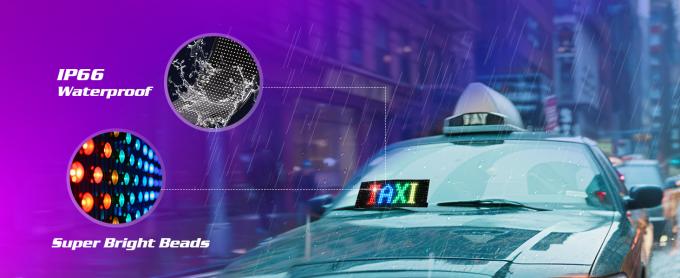 Biểu tượng LED có thể lập trình, 15'x4' Động tác đã được thực hiện trước & văn bản tùy chỉnh Biểu tượng xe ô tô LED, Bluetooth APP Control Scrolling LED Sign, Custom,Graffiti Flexible Led Matrix Panel for Car Store Hotel Holiday 4