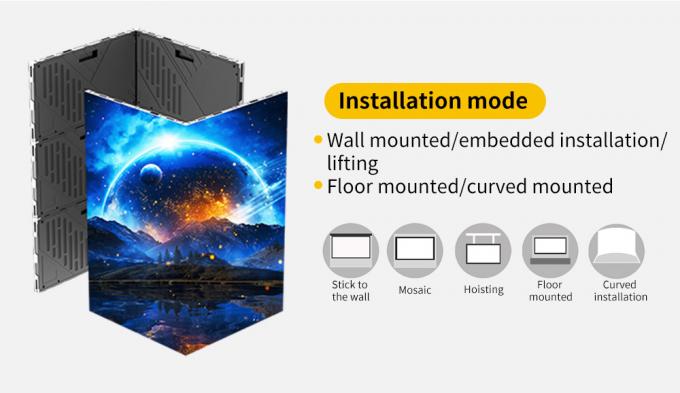 COB Indoor LED Screen P0.6 P0.78 P0.93 P1.25 P1.56 4K 8K Panel High Definition LED Display cho thiết lập và lắp đặt tường video trong nhà 9