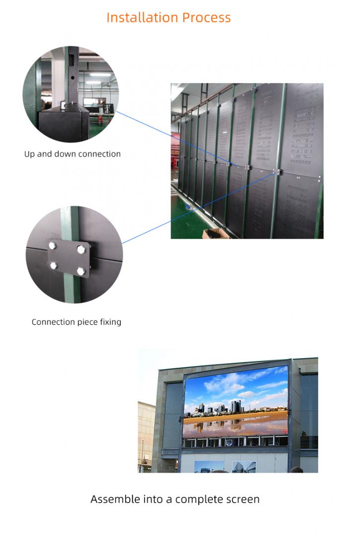 Màn hình LED ngoài trời SMD HD Full Color P4 P5 P6 P8 P10 LED Video Wall Screen 6
