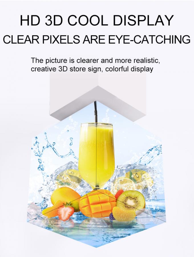 Màn hình LED hình khối P2.5 P3 P4mm tùy chỉnh cửa hàng bán lẻ Quảng cáo màn hình LED hình khối 0