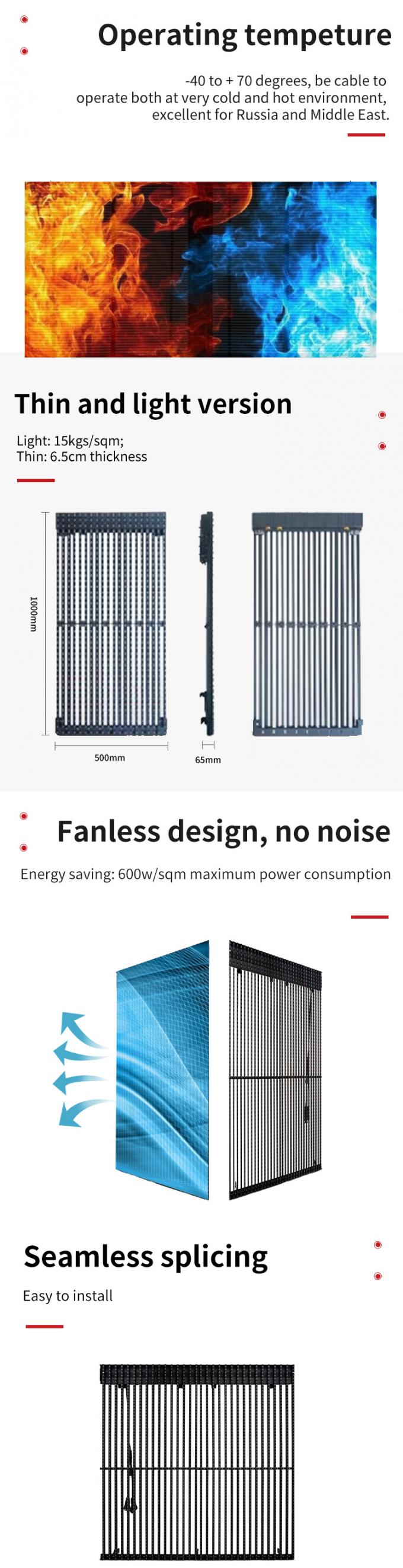 Màn hình LED trong suốt Màn hình kính trong suốt Màn hình cửa sổ LED Màn hình tường video trong suốt Bảng linh hoạt Màn hình LED sáng cao 1