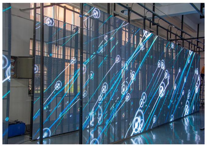 Màn hình LED trong suốt với khoảng cách điểm ảnh 3.91-7.82mm, độ trong suốt 75% cho khoảng cách xem 5-100m 4