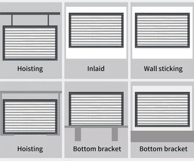 Màn hình LED trong suốt với khoảng cách điểm ảnh 3.91-7.82mm, độ trong suốt 75% cho khoảng cách xem 5-100m 9