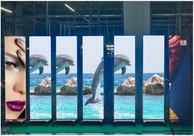 Màn hình hiển thị tấm áp phích LED HD Di động Màn hình hiển thị tấm áp phích LED trong nhà ngoài trời Đứng trên sàn P1.8 P2 Màn hình áp phích LED có thể gập lại Màn hình áp phích LED P2.5 Màn hình áp phích LED 9