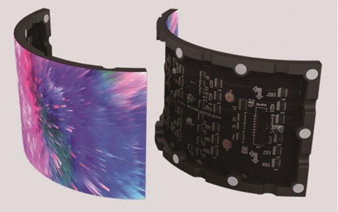 Màn hình LED mềm P1.5 P2.5 P4, màn hình quảng cáo dẻo, cong, mềm, dọc, linh hoạt trong nhà và ngoài trời 1