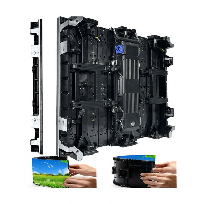 Màn hình cong trong nhà / ngoài trời LED linh hoạt Video Wall thuê màn hình LED cho triển lãm & hoạt động sân khấu-P2.976 P3.91 P4.81 1