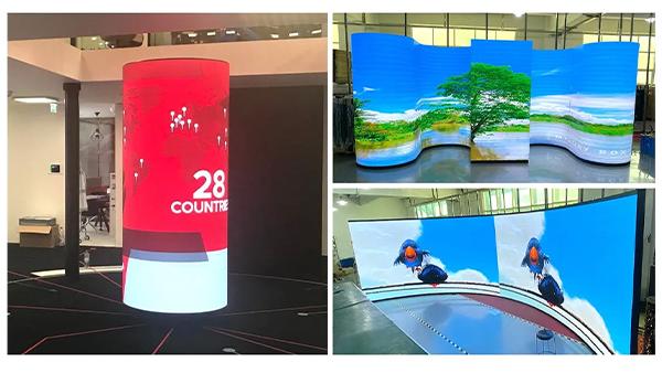 Thiết bị điều chỉnh màn hình mềm LED màn hình TV màn hình P3 nội thất linh hoạt LED bảng điều khiển màn hình Sexy Giá 1