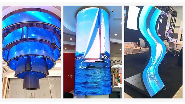 Thiết bị điều chỉnh màn hình mềm LED màn hình TV màn hình P3 nội thất linh hoạt LED bảng điều khiển màn hình Sexy Giá 5