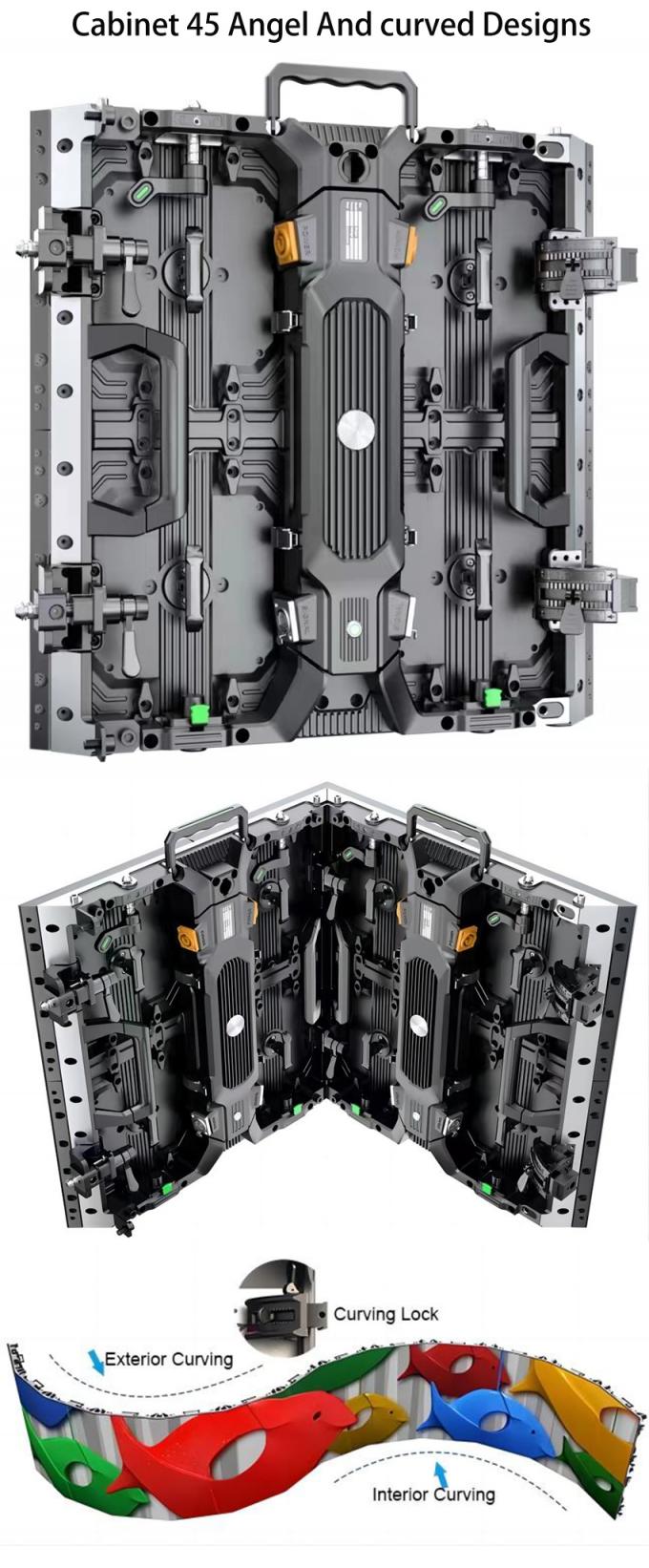 Màn hình LED trong nhà ngoài trời P1.56 P1.95 P2.6 P2.97 P3.91 cho Bảng hiển thị video hậu trường 2