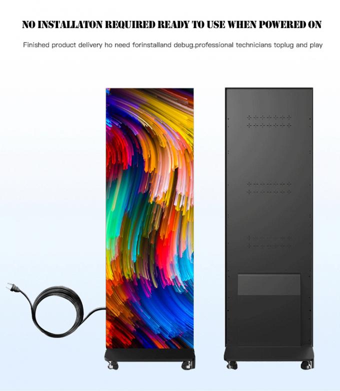 P2.5 Áp phích LED có thể gập lại Sản phẩm quảng cáo Áp phích LED trong nhà 4