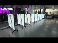 TV màn hình LED thông minh tương tác HD 2K 4K 145 inch với hợp kim khung nhôm cho hội trường triển lãm