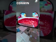 Bảng màn hình LED cong mềm linh hoạt cho dịch vụ trước trong nhà 240X120mm