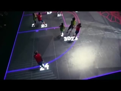 Full Color Interactive Digital Dance Led sàn màn hình gạch